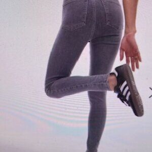 Topshop Moto JONI Gray High Rise Denim Jeans, Size 26R
